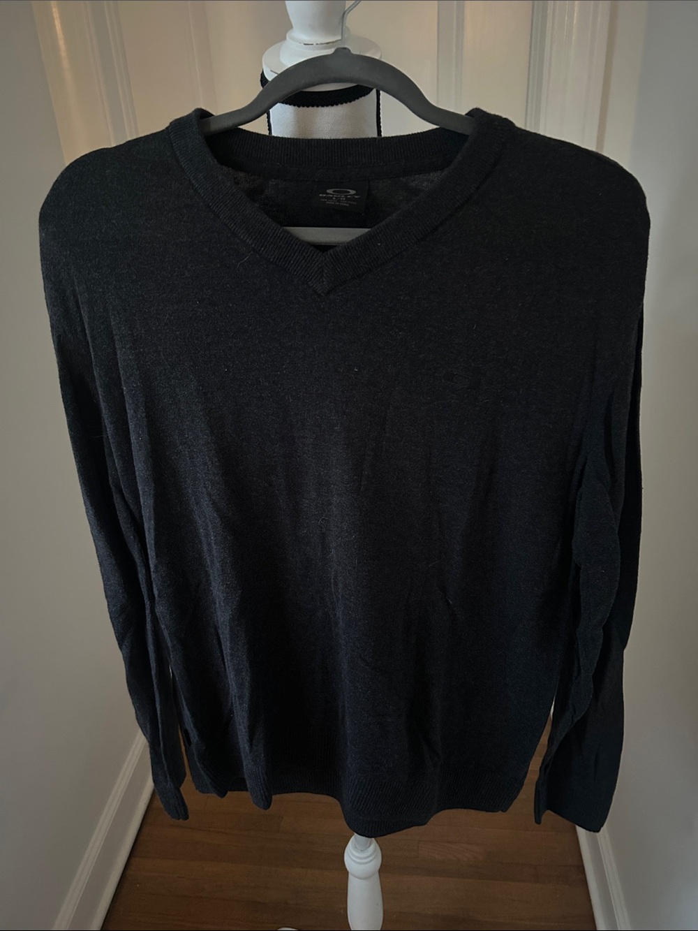 Men's Oakley Black V-Neck Sweater
